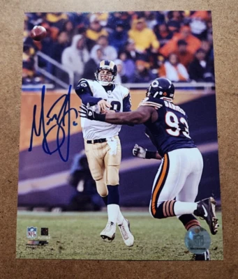 NFL Los Angeles/St Louis Rams QB MARC BULGER Autografiado/Firmado Foto 8x10 Foto 1 de 4