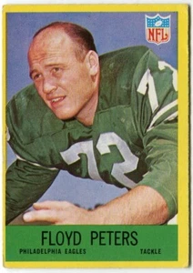 Philadelphia #139 1967 Floyd Peters Philadelphia Eagles - Imagen 1 de 2