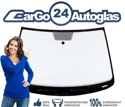 Windschutzscheibe für VW Polo 6R Frontscheibe Grün Solar mit Leiste oben ab 09 - - Bild 1 von 2