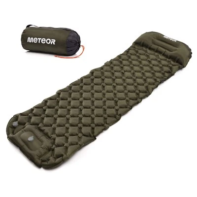 Matratze mit Fußpumpe Isomatte Camping Ultraleicht Campingmatte Outdoor 190x56x4 - Bild 1 von 4