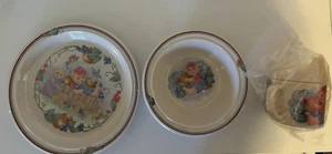 Corelle Coordinates Abundance Vintage Melamine Bear Fruit. Children's Set. - Picture 1 of 4