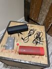 KitSound BoomBar Bluetooth Speaker Red Portable System User Manual & Black Case