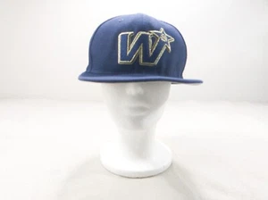 Washington Wizards Hat Cap Snap Back Adjustable W Star Logo Blue New Era Mens - Picture 1 of 9
