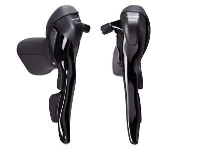 microSHIFT R7 Drop Bar Shift Lever Set - 2 x 7-Speed Short Reach - Image 1 of 3