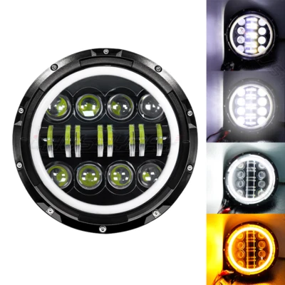 For Suzuki Marauder VZ 800 1600 Savage LS 650 7"inch LED Headlight Sealed Beam - Image 1 of 4