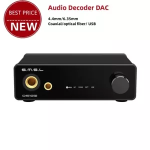 SMSL DS100 CS43131 XMOS Audio Decoder DAC 4.4mm/6.35mm Balanced Headphone Amp - Picture 1 of 6