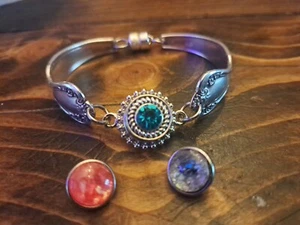 7" Silberbesteck Armband mit Wechselverschluss 12 mm - Bild 1 von 2