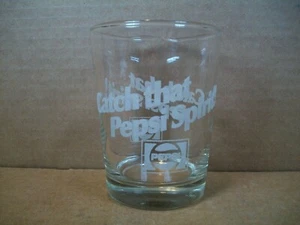 Pepsi - "Catch That Pepsi Spirit" ~ Glass Tumbler ~ Raised Letters ~ 4.5" Tall - Picture 1 of 7