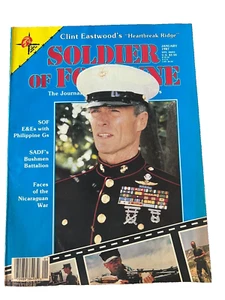 Vintage SOLDIER OF FORTUNE January 1987 - CLINT EASTWOOD Heartbreak Ridge - Picture 1 of 8