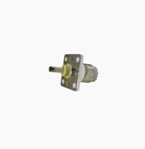 RF Industries RFU-603-1 Mini UHF Female Panel Mount Connector 4 Hole Flange - Picture 1 of 1