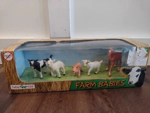 Safari Ltd. Farm Animals Babies Set New in Box 2006 Figures - Picture 1 of 8