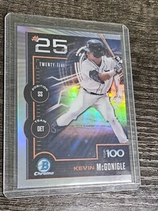 2025 Bowman - Bowman Scouts Top 100 Cromo Kevin McGonigle #BTP-25 (RC) - Foto 1 di 2