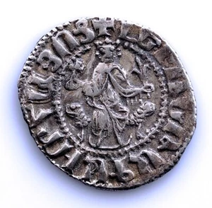 S.C. Armenia. "Cruzados". Levon I. 1 Tram 1198-1219 d.C. MBC+/VF+. Plata 2,9 g. - Picture 1 of 2