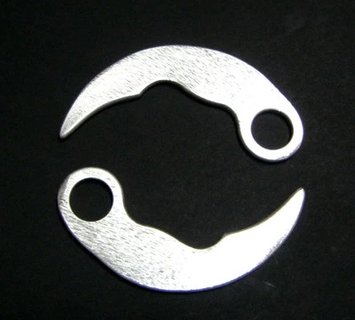 Aluminum Training Knife Karambit Pencak Silat Kali FMA Pentjak Practice Knives - Image 1 of 4