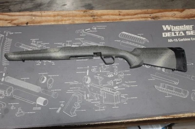 Savage Axis & Axis II Synthetic Green Camo Stock-Full Size-No Mag/Filler Block - Image 1 of 4