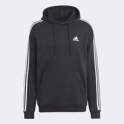 adidas men Essentials Fleece 3-Stripes Hoodie - Image 1 of 2