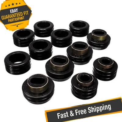 Energy Suspension 3.4130G Black Body Mounts - Radiator Supports - Image 1 of 4