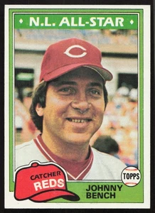 1981 Topps #600 Johnny Bench Cincinnati Reds HOF MINT NO RESERVE! - Picture 1 of 2