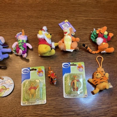 Lot Of Winnie the Pooh Piglet Tigger Plush Stuffed Animals Disney - Image 1 of 4