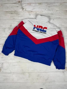 Vintage Honda HRC Racing Jacket 90s Grand Prix Y2K Men Size 2XL Blue - Picture 1 of 16