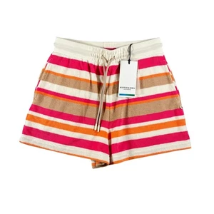 Scotch & Soda Amsterdam NWT Park In Bloom Striped Terry Cloth Shorts Size XS - Picture 1 of 13