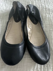 Zapatos planos de ballet Antonio Melani negros para mujer 8 M sin cordones USADOS UNA VEZ - Imagen 1 de 7