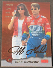 Jeff Gordon 1995 Classic Images Race Reflections Gold Signature #JG2 (338/675)