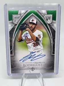 Grayson Rodriguez 2023 Topps Transcendent Rookie Autograph Green Parallel #3/5 - Picture 1 of 3