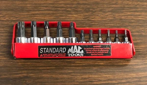 Mac Tools 11-PC. Tamper - Resistant Torx® Driver Set 1/4” & 3/8” Drive ST11HT - Picture 1 of 14