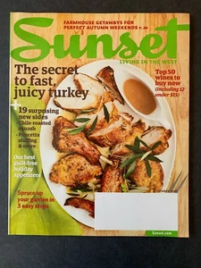 Sunset Magazine November 2009 2000's Lifestyle Travel  Recipes Gardening Ads - Imagen 1 de 12