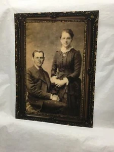 Spooky Illusion From Antique Tintype, Daguerreotype Faces Turn to Skulls 12"x16" - Picture 1 of 12