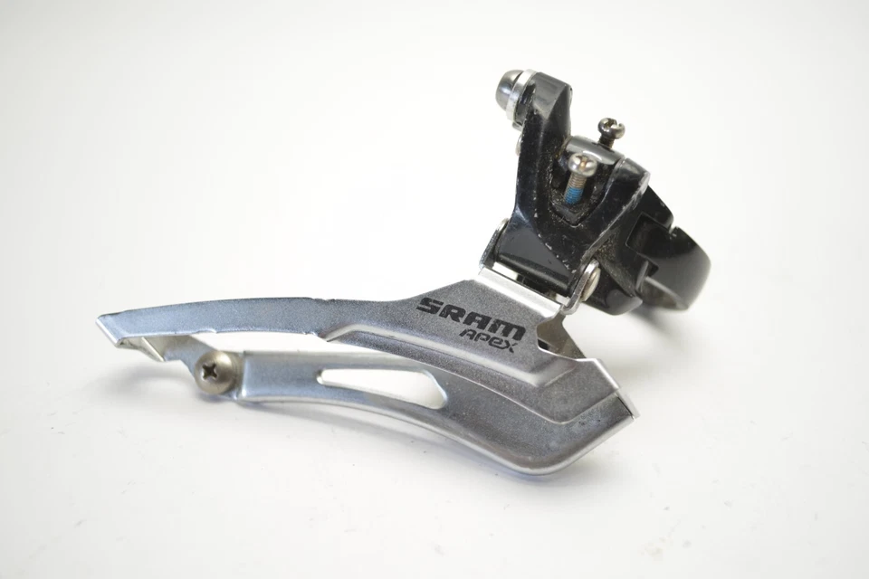 SRAM APEX BICYCLE 10 SPEED BOTTOM PULL FRONT DERAILLEUR 32 MM CLAMP - Image 1 of 4