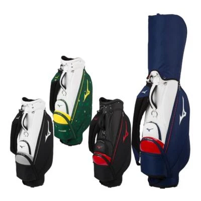 Carro bolsa caddie Mizuno Golf SP 9,5x47 pulgadas 2,6 kg 5LJC2302 2023SS verde/amarillo JP. Foto 1 de 4