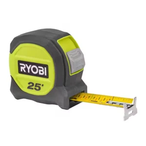 NEW RYOBI 25 Ft. Durable Compact Tape Measure Accurate Reading - Picture 1 of 9