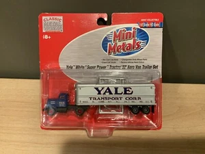 CMW Mini Metals 31136 Yale Transport White Tractor/32’ Aero Van Trailer Set NOS - Bild 1 von 2