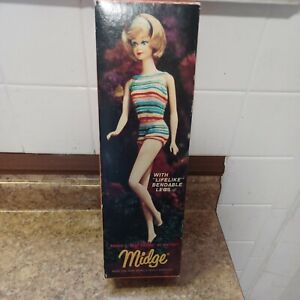 Vintage Mattel Barbie Midge Bend Leg American Girl Box Rare HTF #1060 