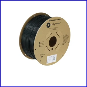 3 kg PolyLite PETG Filament 1,75 mm schwarz - verwicklungsfreie & feuchtigkeitsbeständige Verpackung - Bild 1 von 9