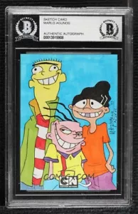 Cartoon Network Ed, Edd N Eddy Original Art Skizzenkarte 1/1 BAS - Bild 1 von 2