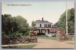 The Maplewood Jamestown Rhode Island R.I. Postcard H1 - Picture 1 of 2