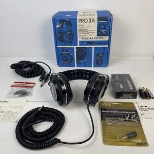 Cuffie stereo vintage Realistic Cat 33-996 Koss PRO IIA Koss PRO 2A non testate - Foto 1 di 23
