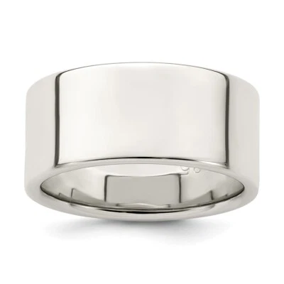 Sterling Silver 9mm Flat Band Ring - Image 1 of 4