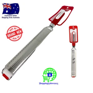 BETTY CROCKER Fine Grater 36cm Red Zester Lemon Ginger Lime Orange NEW - Picture 1 of 6