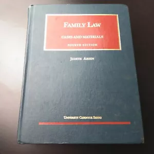 Cases And Materials on Family Law - Hardcover By Judith C. Areen - GOOD - Bild 1 von 4