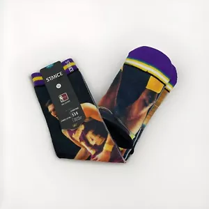 Stance NBA Legends Los Angeles Lakers Jerry West Chamberlain Socks Men's L 9-12 - Picture 1 of 4
