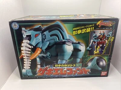 Figura BANDAI Power Rangers Zord Elefante Gekiranger Jungle Fury Usada en Excelente Condición Foto 1 de 4
