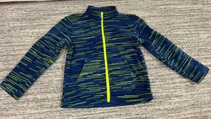 Eddie Bauer Boys Full Zip Sweater Size XS (5-6) Blue Yellow Long Sleeve - Picture 1 of 11