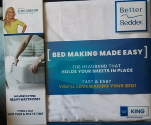 Lori Greiner - Better Bedder KING SIZE Headband Holds Your Bed Sheets in Place - Picture 1 of 5