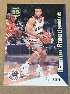 1995 COLLECT-A-CARD PRO DRAFT - DAMON STOUDAMIRE RAPTORS / ARIZONA ROOKIE #64 - Image 1 of 2