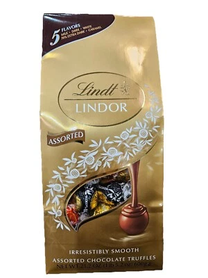 Lindt Lindor шоколадные трюфели в ассортименте 21,2 унции, 5 различных вкусов - Изображение 1 из 4