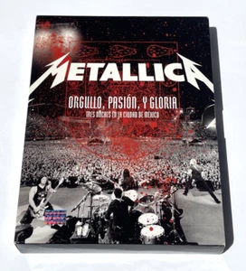 Metallica Orgullo Pasion Y Gloria Mexico Concert 4 Disc Set 2 DVDs + 2 CDs RARE - Foto 1 di 6